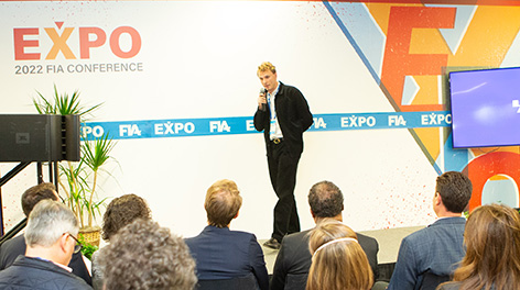 Innovators Stage at the 2022 FIA Expo