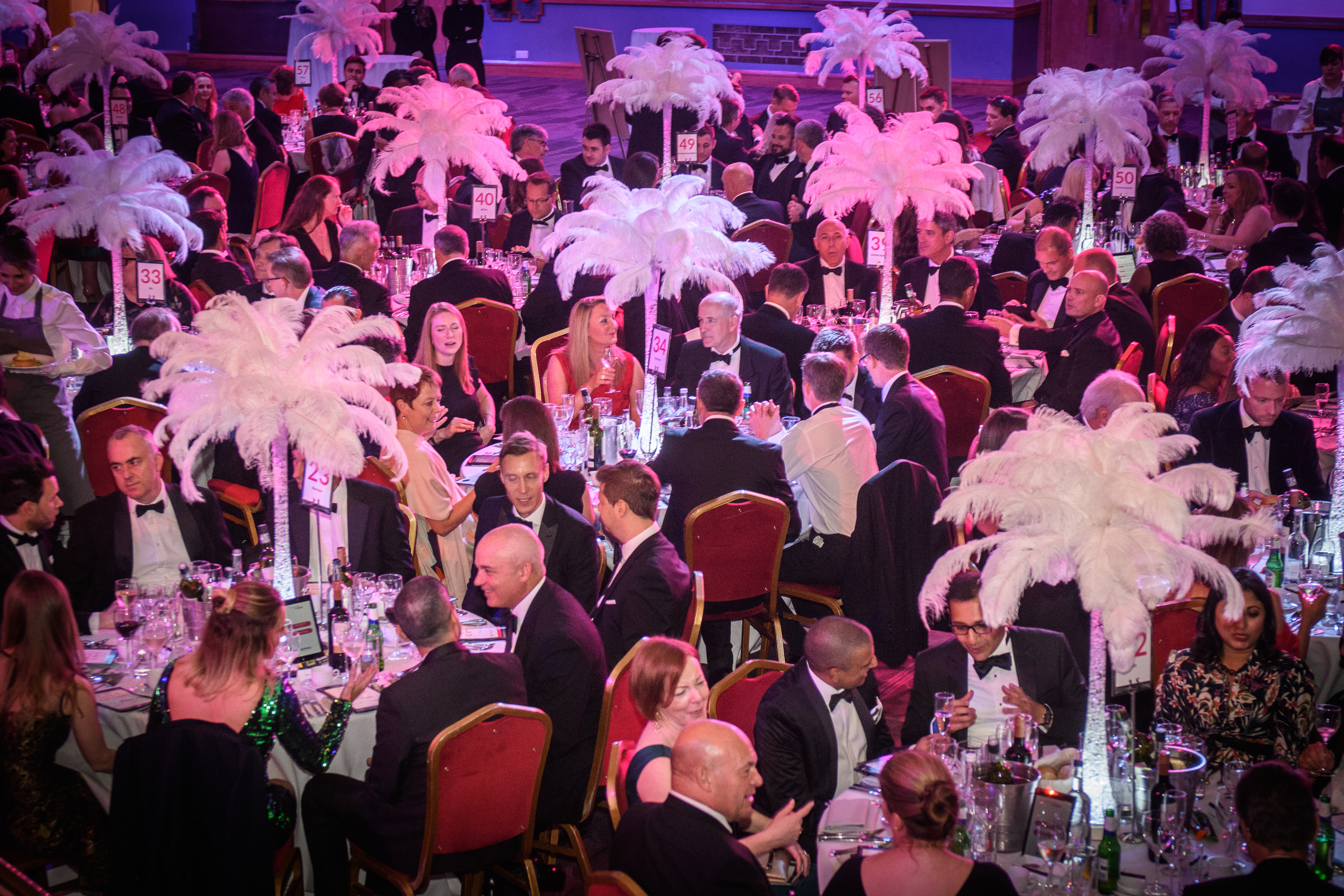 Guests take to their tables at the annual IDX gala dinner in aid of Futures For Kids