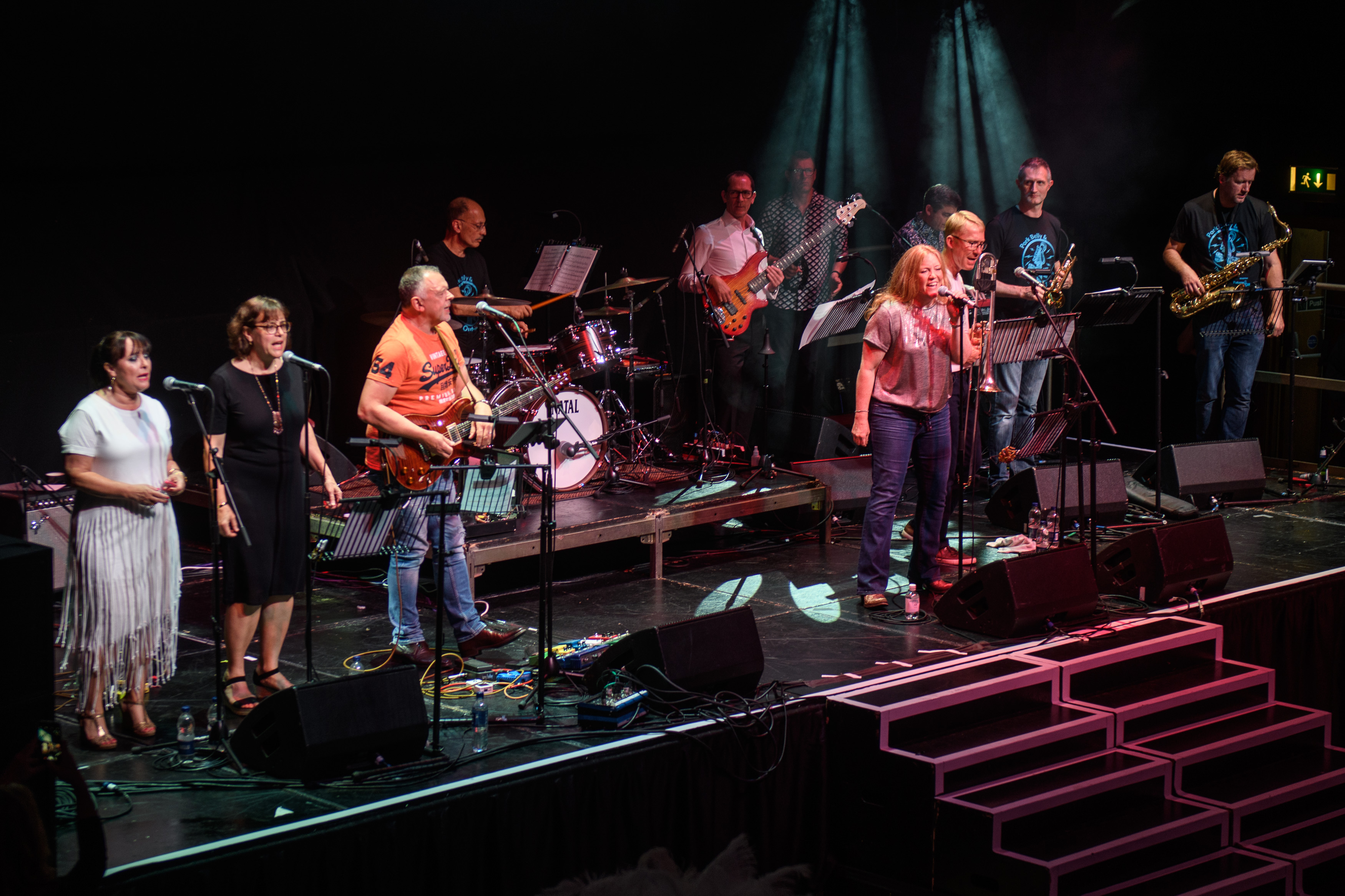 For one night only, industry band Pork Belly and the Out-Trades.