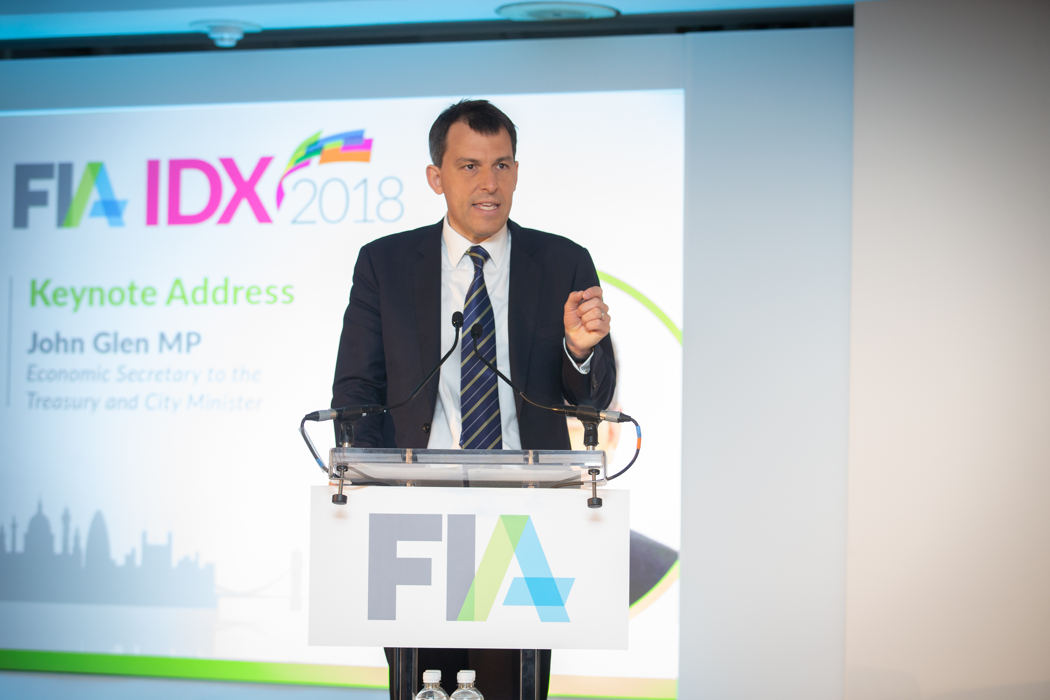 UK Economic Secretary to the Treasury and City Minister John Glen MP delivers the opening keynote
