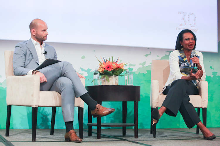 Condoleezza Rice & Paul Hilgers