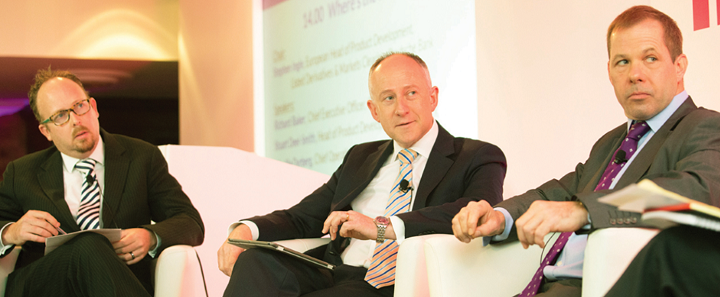 Where’s the Innovation? Deutsche Bank’s Stephen Ingle and fellow panellists Richard Baker of Cleartrade Exchange and Stuart Deel- Smith of Nasdaq NLX