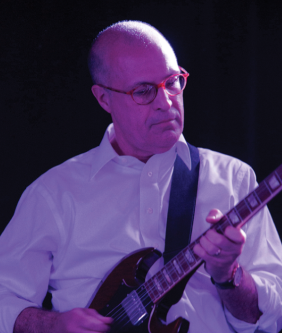 CFTC Commissioner Christopher Giancarlo makes a guest appearance on stage with the Precedents at the L&C after-party.