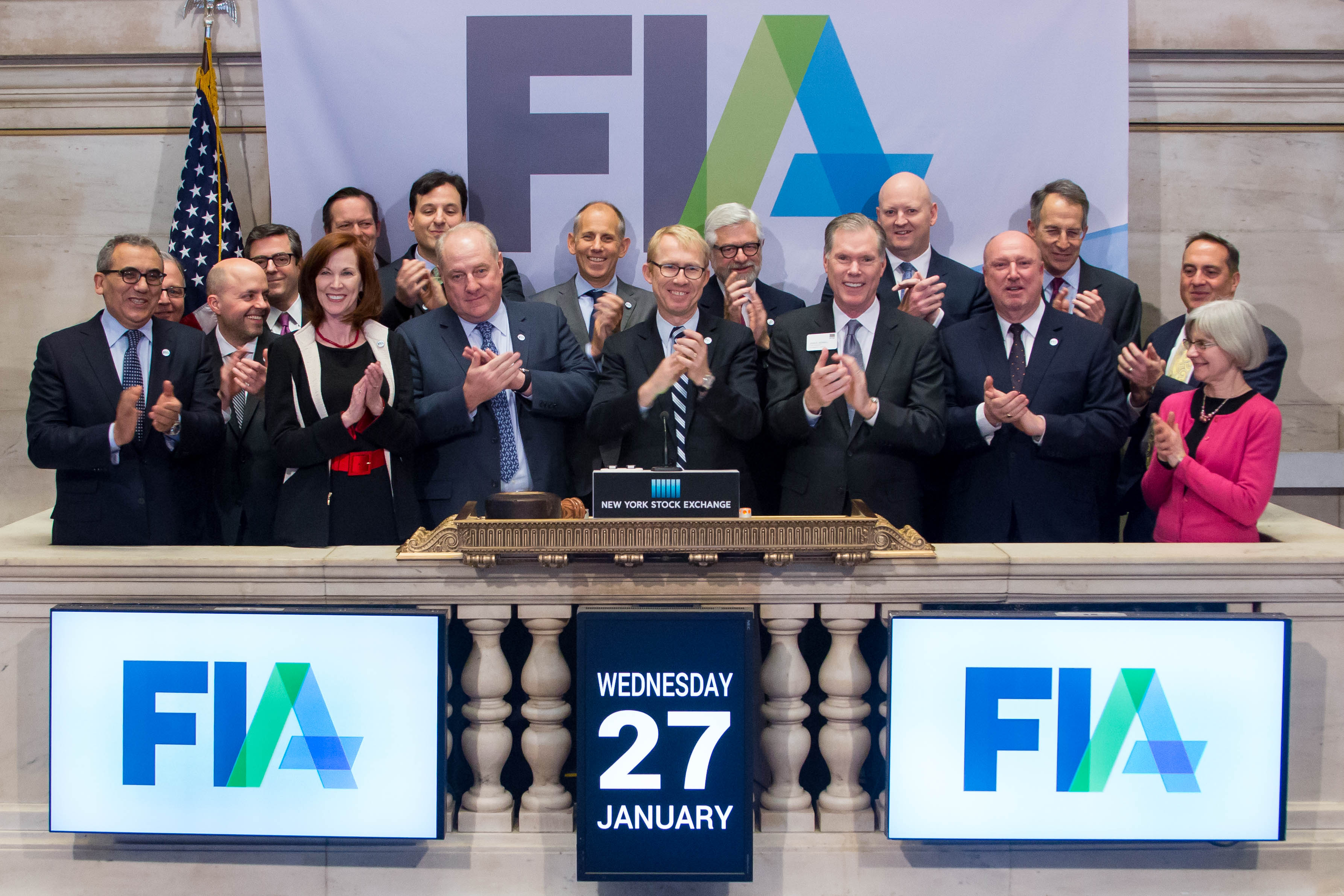 FIA rings closing bell at New York Stock Exchange to celebrate global