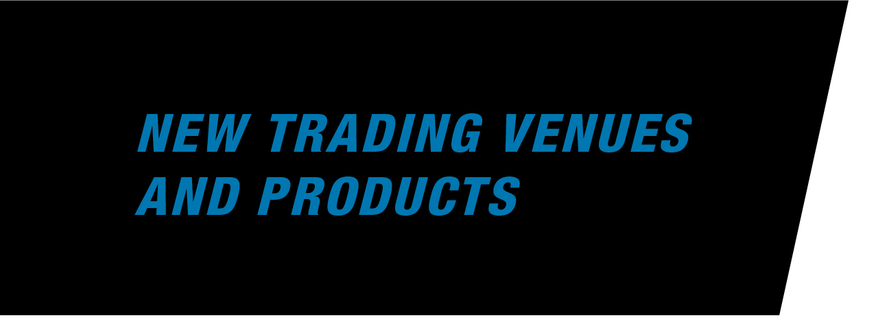 New Trading Venues and Products
