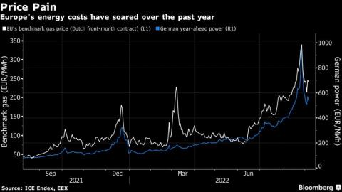 Scale of Europe’s Energy Turmoil Exposed in Frenzied Crisis Week