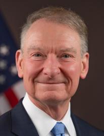 A headshot of SEC Chair Paul Atkins